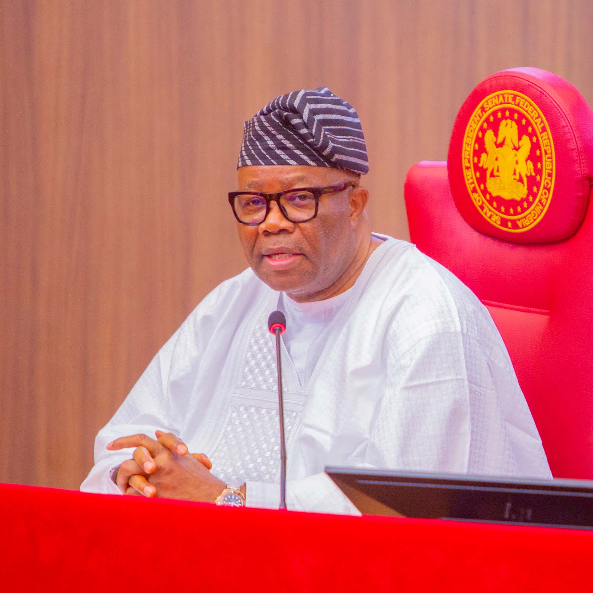 Akpabio tasks Senate reporters to raise standard of parliamentary journalism